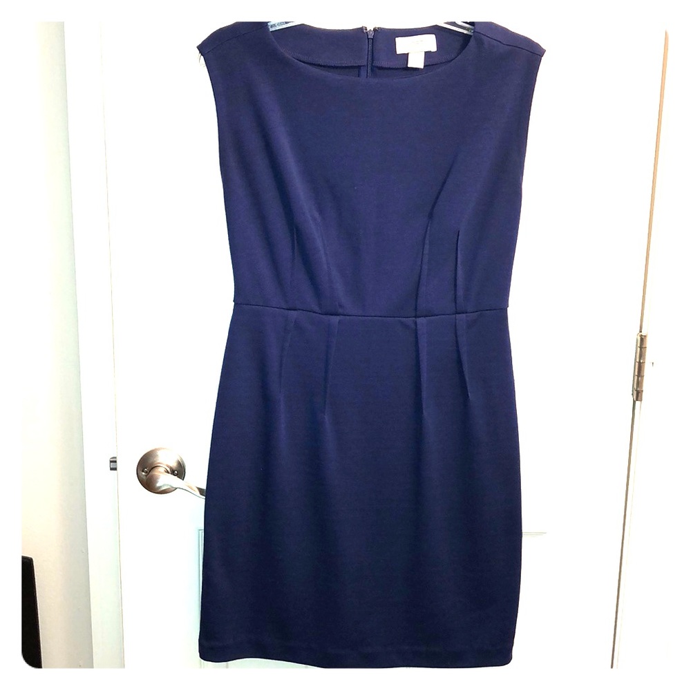 LOFT: blue cotton summer dress